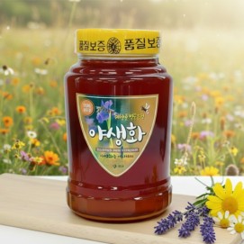 국내산 해찬골 야생화꿀 1.2kg (100%숙성생꿀) 25년 햇꿀